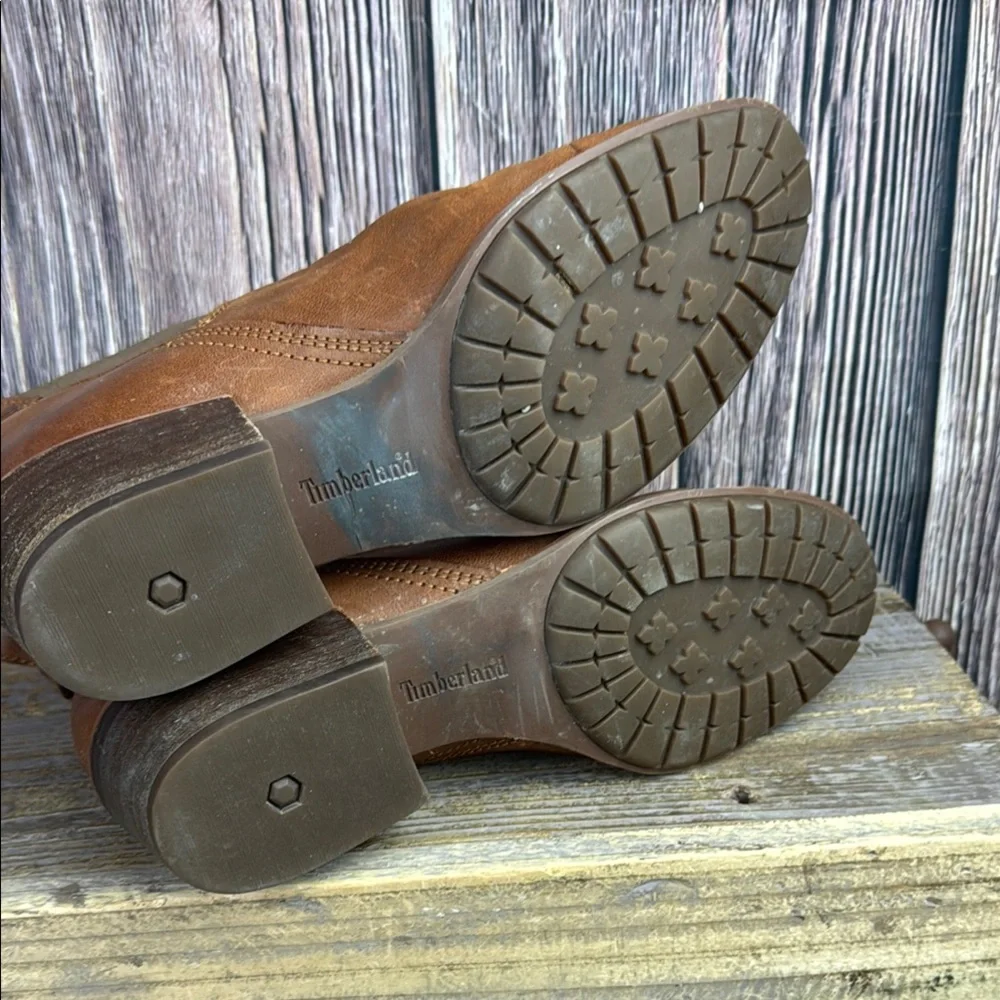 Brown Leather Ankle Boots - Picture 12 of 12